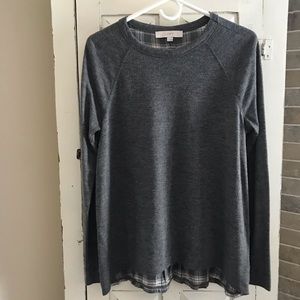 Loft Back Button Shirt